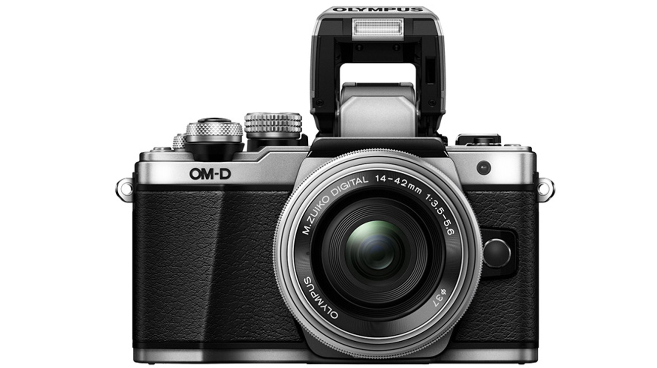 Olympus E-M10 Mark II srebrny + EZ-M 14-42 EZ - Bezlusterkowce